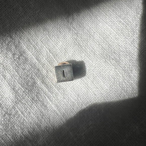 Pandora Charm - Two Tone I love you cube - Picture 2 of 6